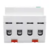 Siguranta inteligenta trifazata cu temporizator si blocare mentenanta, amperaj ajustabil 1 - 63A, WiFi, Sina DIN, compatibila Tuya / Smart Life