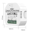 Releu inteligent smart WiFi cu 2 canale, DIY, compatibil Tuya/SmartLife