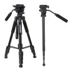 Trepied profesional 56 - 165 cm din aluminiu cu cap 3-Way si monopied cu suport telefon